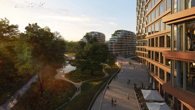 Penta Real Estate v souladu s přírodou, Southbank, Bratislava