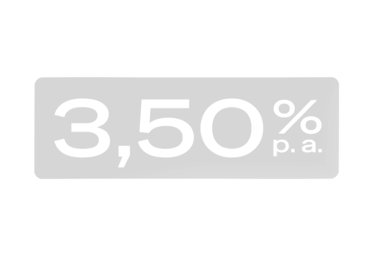 úrok na spořicím účtu pro firmy 3,50 % p. a.
